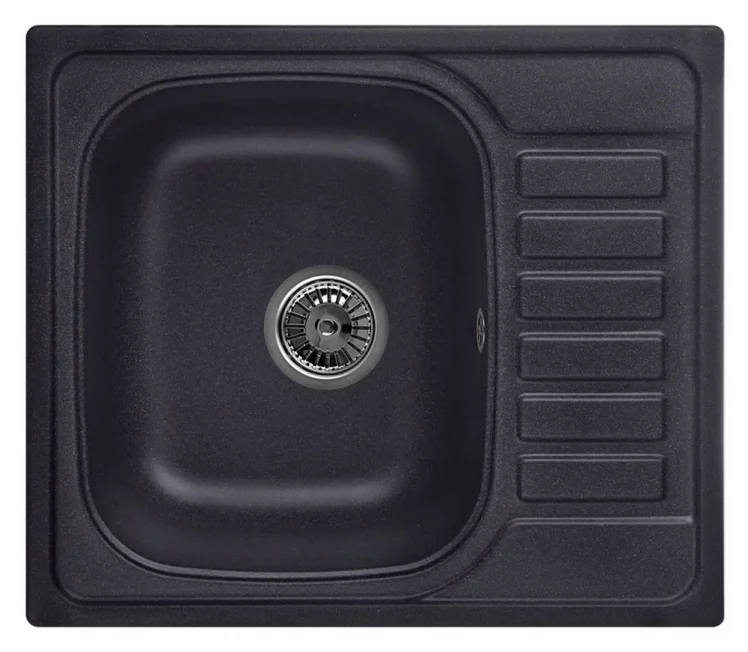 Кухонная мойка GRANULA 5801 Черный_0