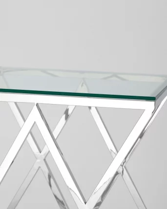 Журнальный стол ИНСИГНИЯ 55x55 Серебро_3