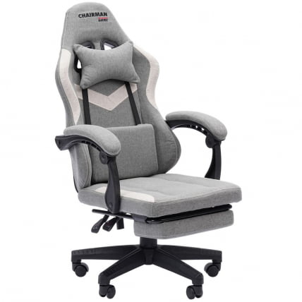 Кресло для геймеров CHAIRMAN GAME CH26 Серый-бежевый_0