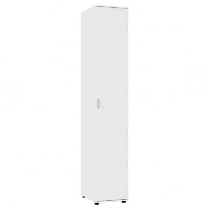 Шкаф распашный Алиса (Х2) 2230х400х540 ручка скоба 96мм (Белый) / (H2)_0