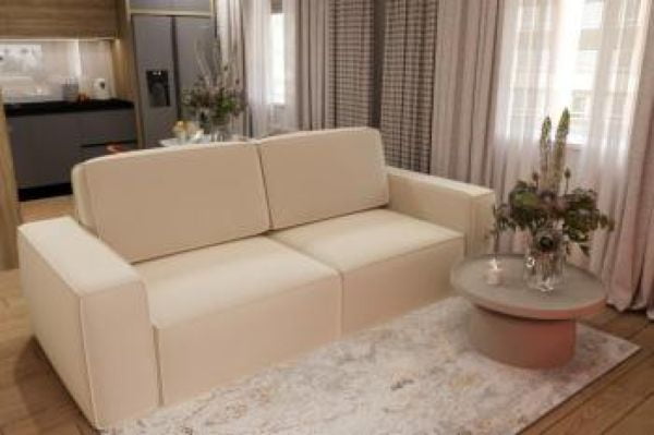 Диван прямой Сунндал (Berhouse) Цвет фасада: Левис 09 велюр; Тип: Прямой; Материал фасада: Металл/Велюр_3