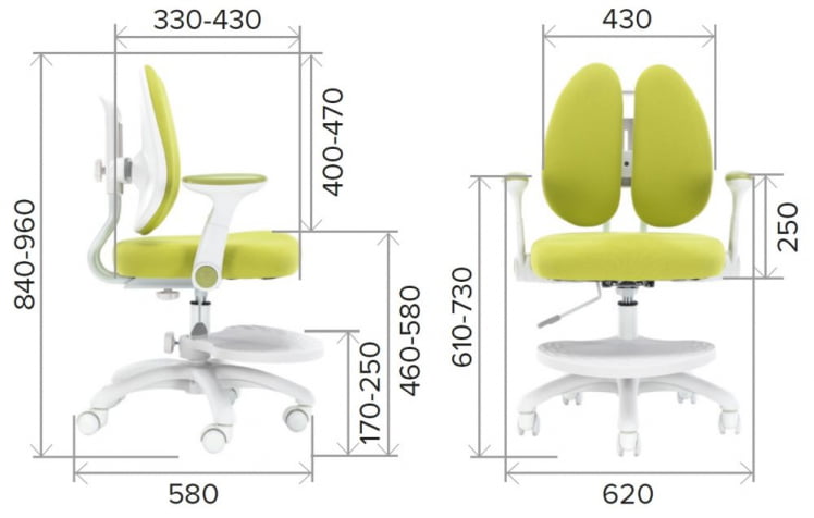 Детское кресло Everprof Kids 104 Ткань Зеленый_14