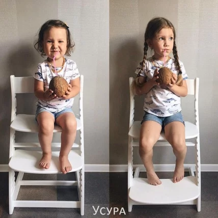 Растущий стул Усура Белый_17