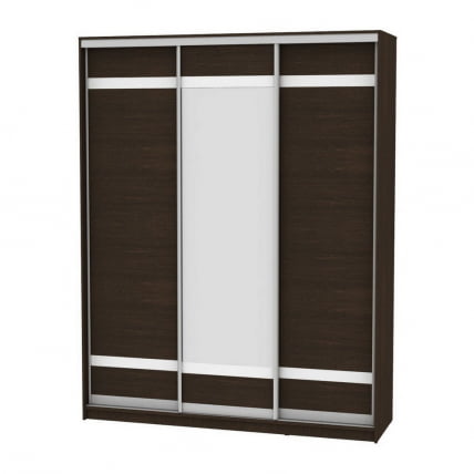 Шкаф-купе Б-220х180х60-2(Венге-Д9Д10Д9) / B-220х180х60-2(Венге-D9D10D9)_0