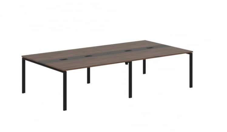 Переговорный стол EDIS EUCT 3116 Дуб Денвер темный Мокко Черный_0