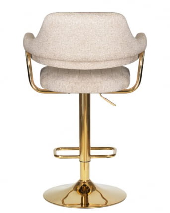 Стул барный ДОБРИН CХАРЛЙ ГОЛД (бежевый твид (ЛЕО26)) 2 шт / DOBRIN CHARLY GOLD (LEO26))_5