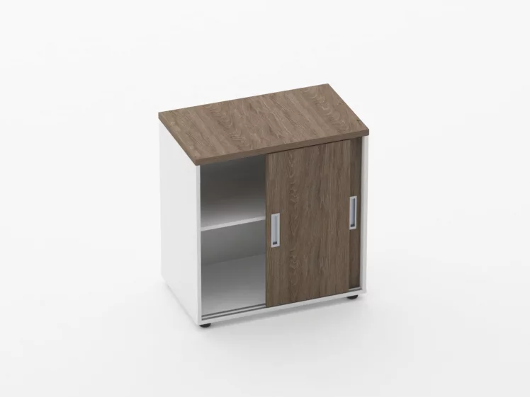 Тумба-купе Deka 9.02.07 Дуб Верцаска/Белый_1