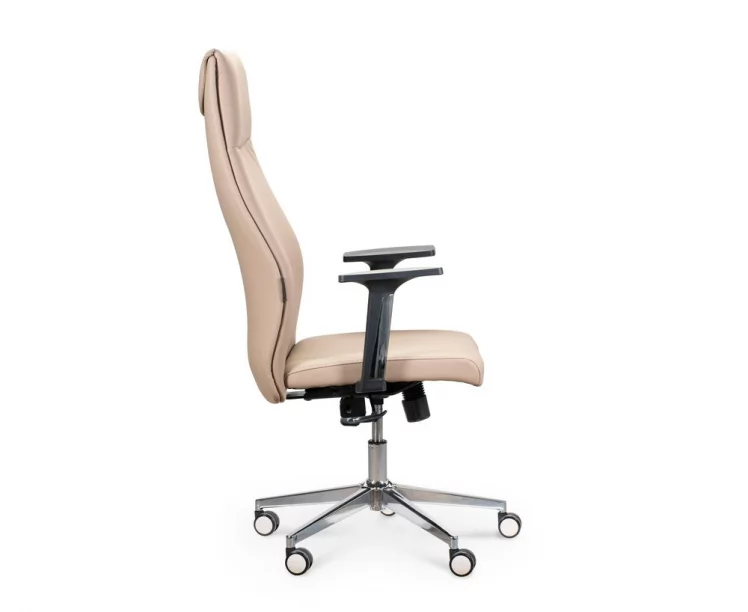 Кресло офисное Валенсия WH022-mokkaPU экокожа Мокка_1