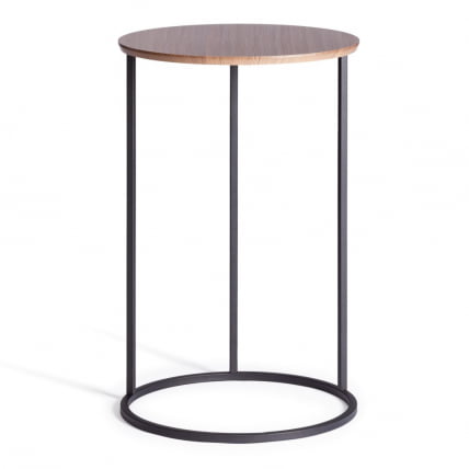 Журнальный стол Mone МДФ/металл, 45х45х70,5 см, акация/черный_0