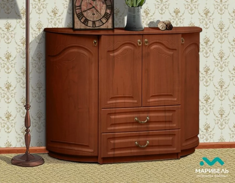 Комод Комодино-3 Орех итальянский (Н) Мария луиза_0