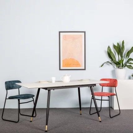 Стол раздвижной Месси 120-160 Белый_3