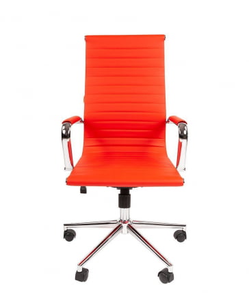 Кресло для руководителя CHAIRMAN 755 экокожа Красный_1