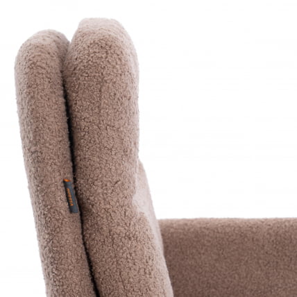 Кресло Dover хром букле, коричневый, barni cocoa_8