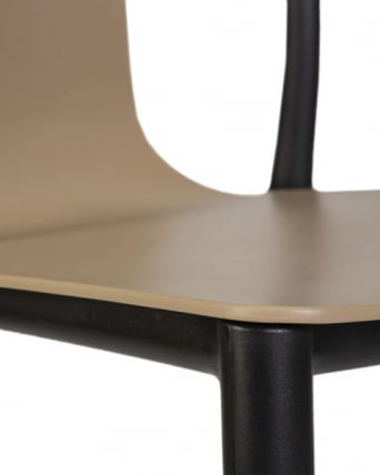 Стул обеденный ДОБРИН АДЭМ (черный/бежевый) 4 шт / DOBRIN ADAM_9