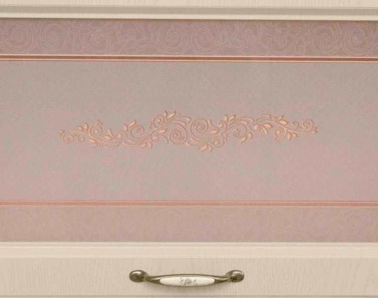 Шкаф-витрина кухонный (с системой плавного закрывания) Оливия 71.09.1_2