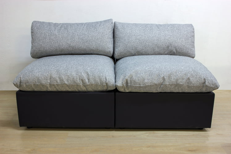 Диван двойной Кубэ без подлокотников модульный taft_1