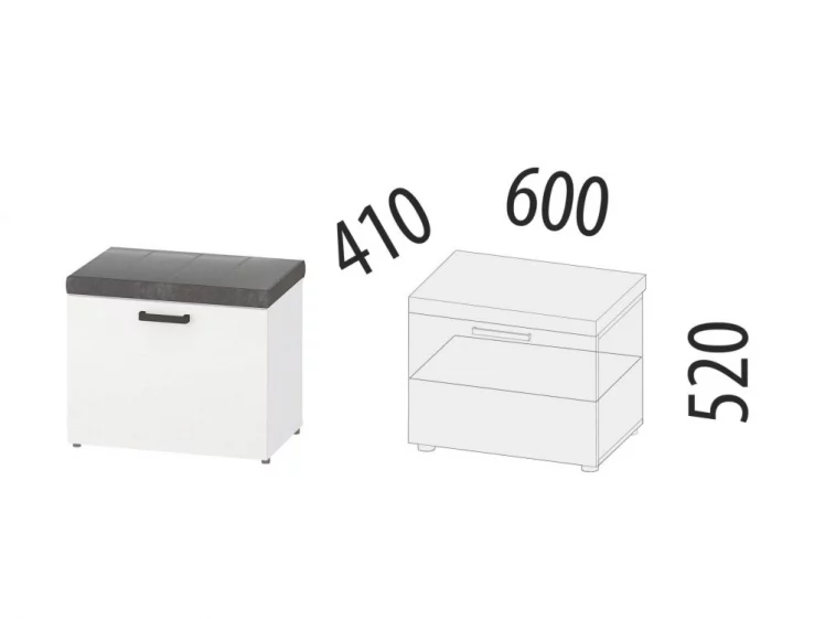 Банкетка Денвер 400.42_1