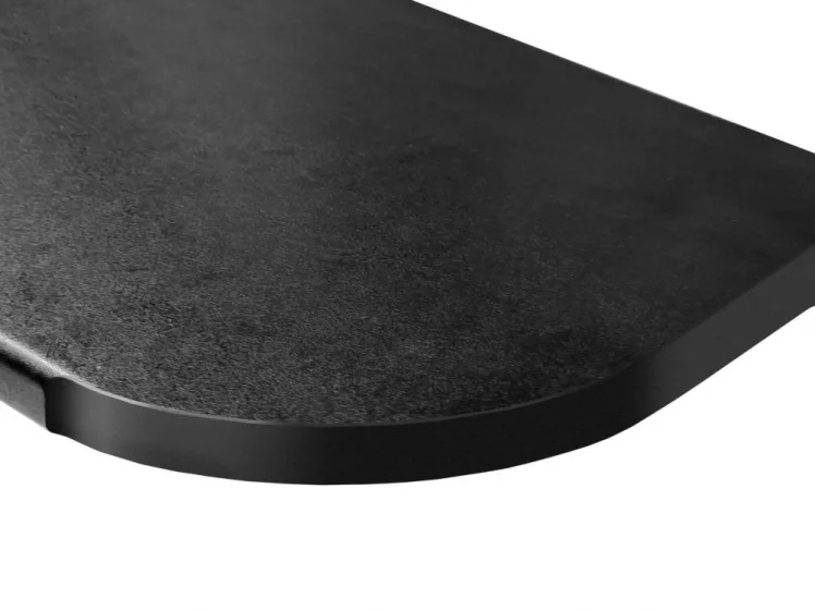 Столешница ПФР2 17.150 Черный правый радиусный_0