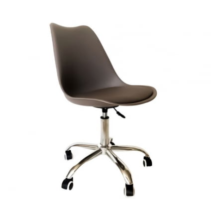 Стул офисный BLOK SN пластиковый коричневый_1