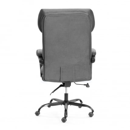 Кресло руководителя Chief metalBL велюр/ткань, серый, 29/TW-12_4
