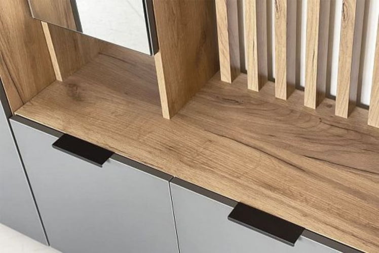 Прихожая Бери MPR-021 Дуб крафт золотой/графит_11