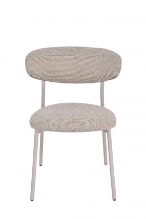 Стул обеденный Айла бежево-зеленый кремовые ножки / Ayla_2