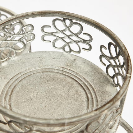 Цветочница Secret de Maison TROI (mod. PL08--7689) металл, 59*29*63см, Античный серый_1