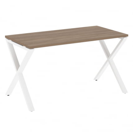 Стол рабочий LOFT VR.L-SRX-3.7 Металл белый Дуб Аризона_0