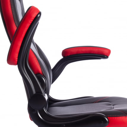 Кресло BAZUKA кож/зам, черный/красный, 36-6/36-6/06/36-161_12