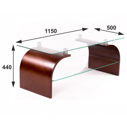 Стол журнальный Гурон 2 Вишня_2
