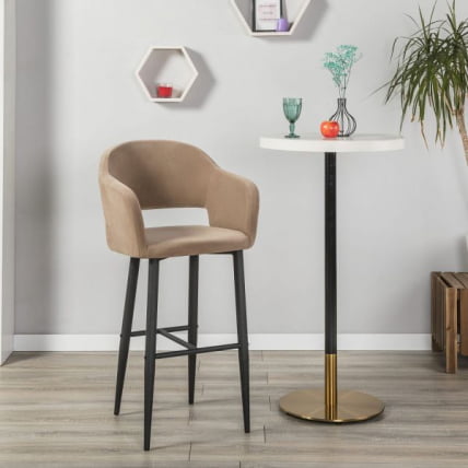 Кресло Бар Oscar Б Diag beige/черный_5