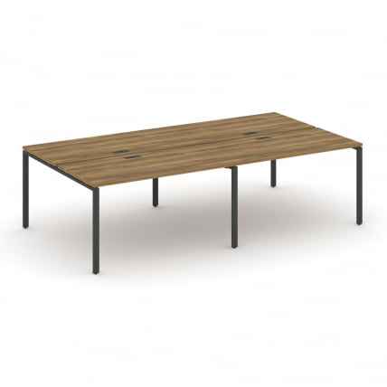 Рабочая станция двухсторонняя на 4 места CONCEPT CN.DRS-005 Сандал Янтарный Антрацит_0