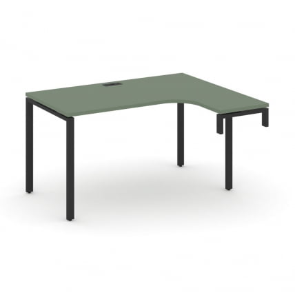 Стол-надставка на опорную тумбу (правый) CONCEPT CN.OSAN-002(R) Кобо Черный_0