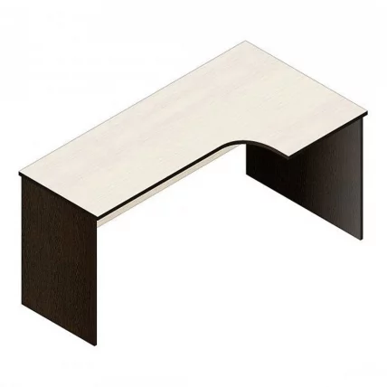 Стол компьютерный угловой Р.РС-16 (правый) Венге/дуб молочный_0