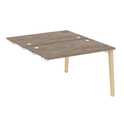 Стол-приставка двойной к опорным элементам ONIX WOOD OW.D.SPR-2.7 Тиквуд Темный/Светлый_0