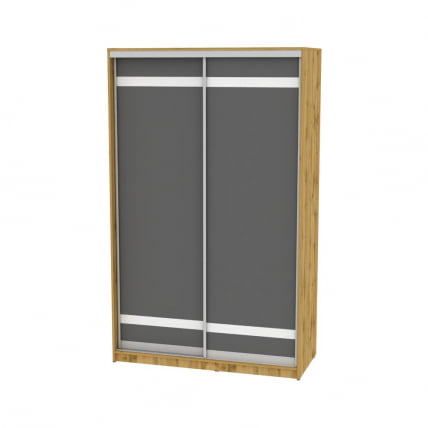 Шкаф-купе Б-230х135х60-1(ДВ-Графит-Д9Д9) / B-230х135х60-1(ДВ-Графит-D9D9)_0