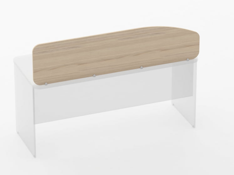 Экран разделительный Glassy 5.12.16 Дуб молочный_1