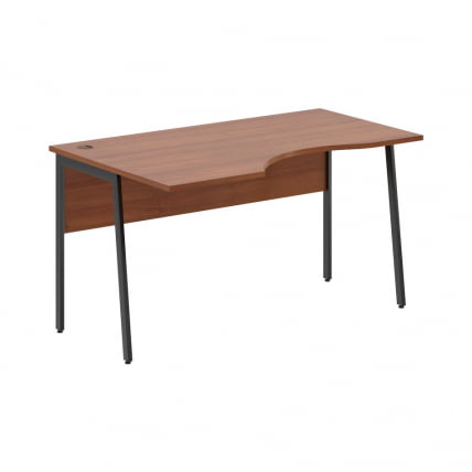 Стол эргономичный левый IMAGO Plus СА-2P(Л) Орех французский Антрацит_0