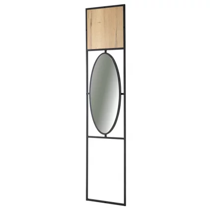 Панель для прихожей с зеркалом Loft Дуб Натур_1