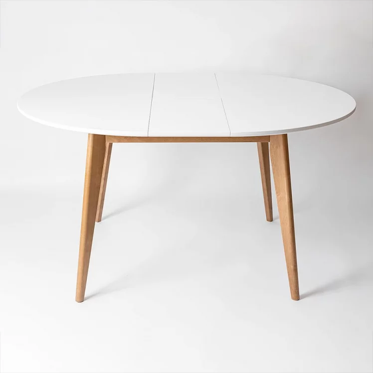 Стол обеденный Орион Plus 100x100 Эмаль белая_4