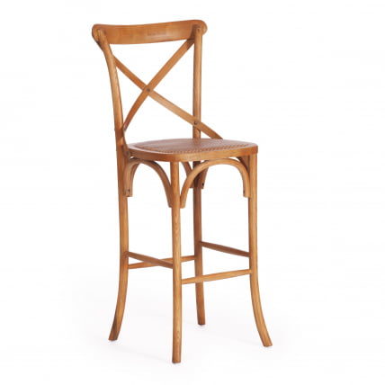 Стул CРОСС БАР (мод.CЕ6002) дерево береза, 49.5*52.5*117, Груша (№3) / CROSS BAR (mod.CE6002)_0