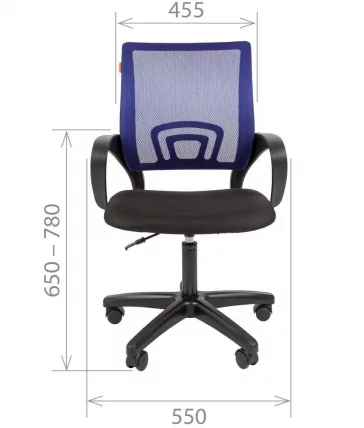 Кресло оператора CХАИРМАН 696 ЛТ (ЛТ) Серый / CHAIRMAN (LT)_1