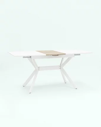 Стол обеденный раскладной Орландо 120-160 Белый_2