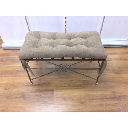 Банкетка Ариадна кованая с набивной подушкой_2