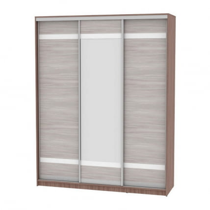 Шкаф-купе Б-230х180х60-3(ЯШТ-ЯШС-Д9Д10Д9) / B-230х180х60-3(ЯШТ-ЯШС-D9D10D9)_0