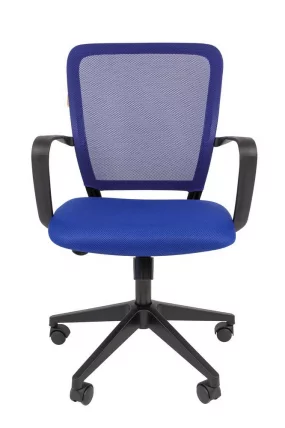 Кресло для оператора Chairman 698 black TW Синее_1