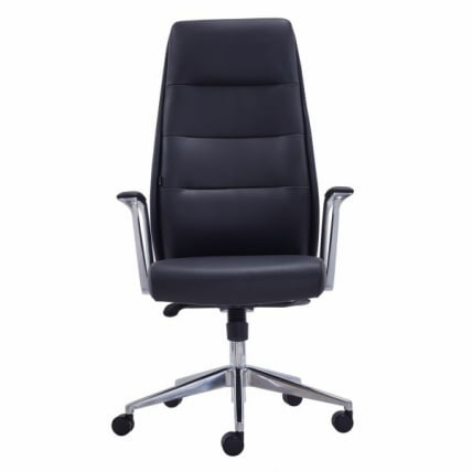 Кресло руководителя BRABIX PREMIUM Adept EX-752, синхромеханизм, алюминий, экокожа, черное_4