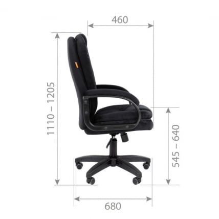 Кресло руководителя Chairman 668 LT Черный_6