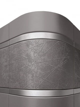 Кухонный гарнитур угловой Грейс 3 Оникс Кубанит_2