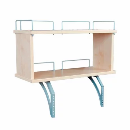 Полка задняя двухъярусная Polka_zz 1/600 (Polka_zz 7/600) Клен Бежевый_0